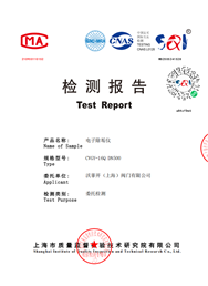 检测报告-电子除垢仪CVGY